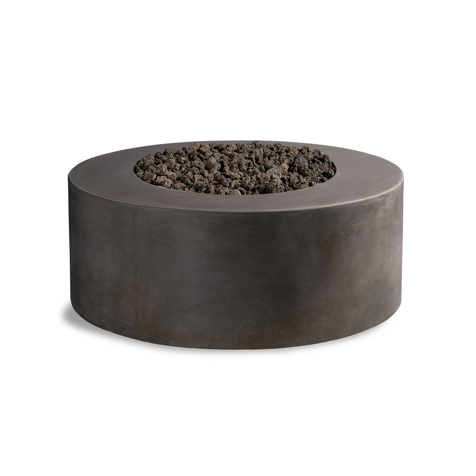 Crete Design Kylindros Cylinder Concrete Fire Pit Table
