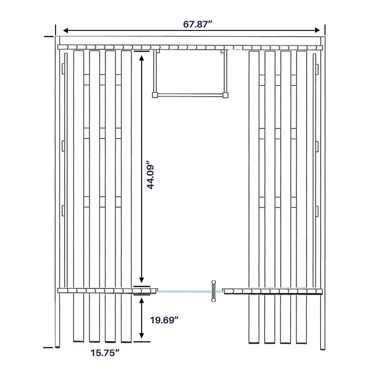Aleko Aster Barrel Outdoor Sauna with Porch – 3-5 Person