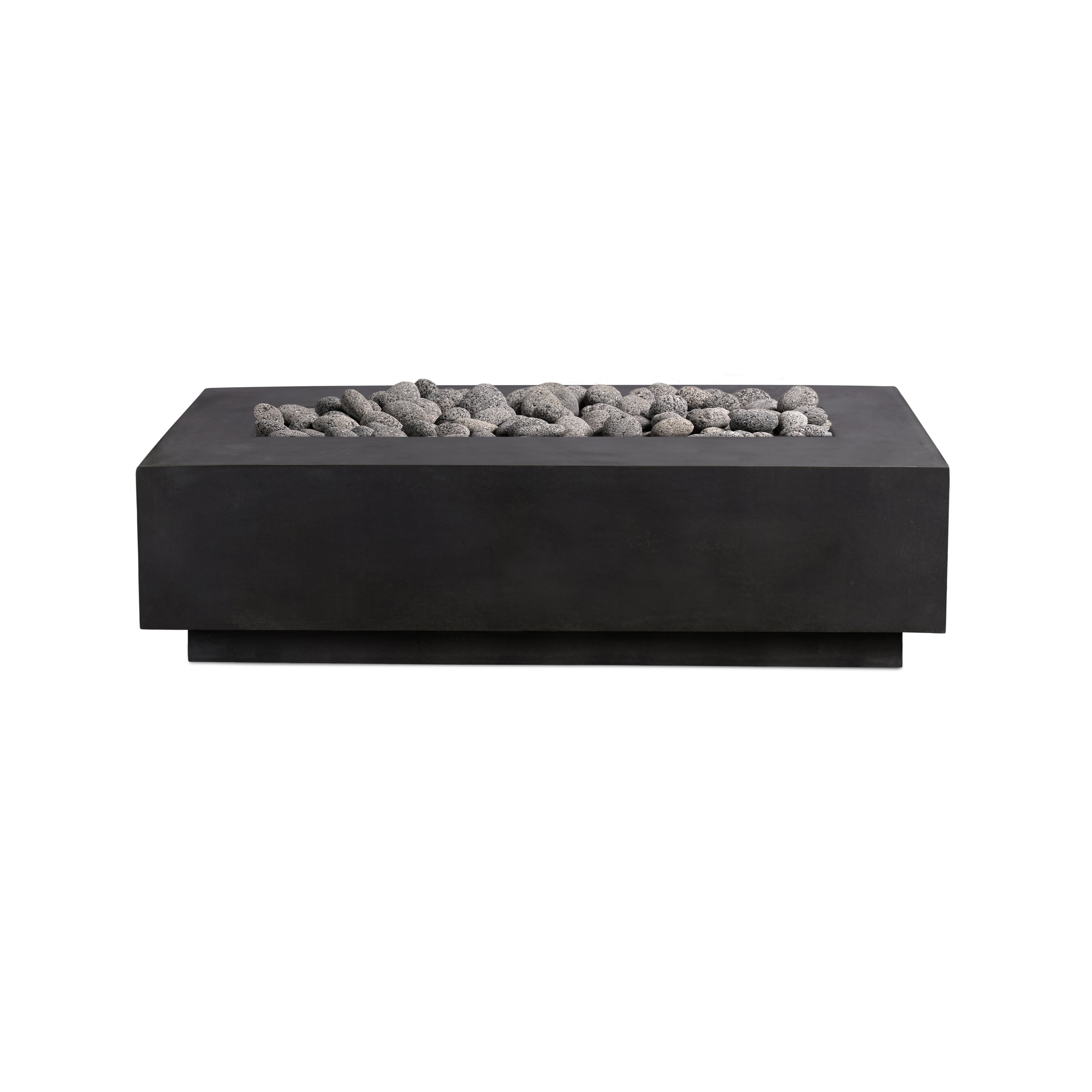 Crete Design Lineal Rectangular Concrete Fire Table