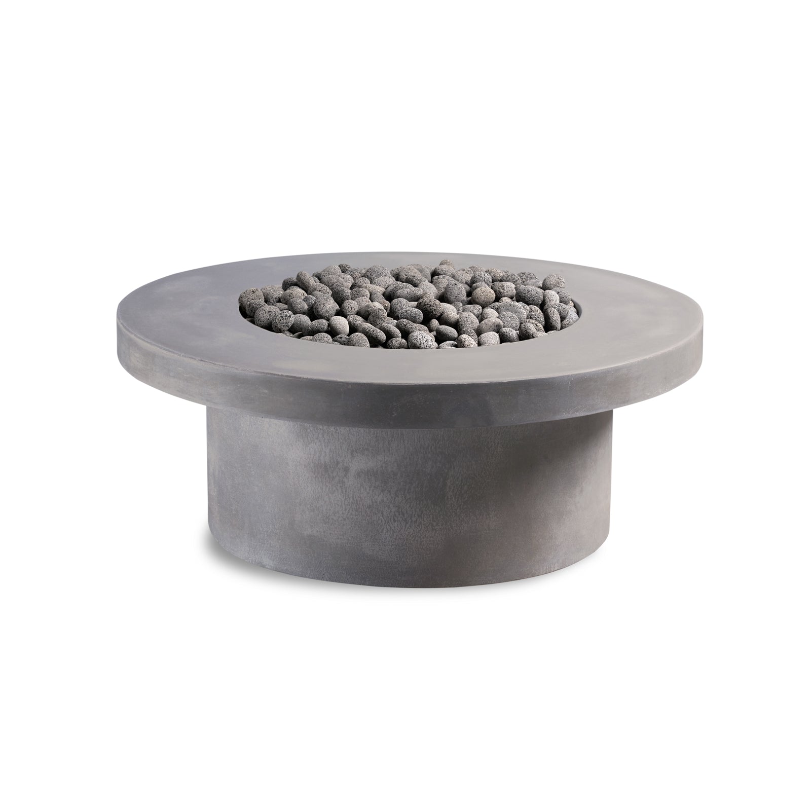Crete Design Mirasol Circular Concrete Fire Pit Table