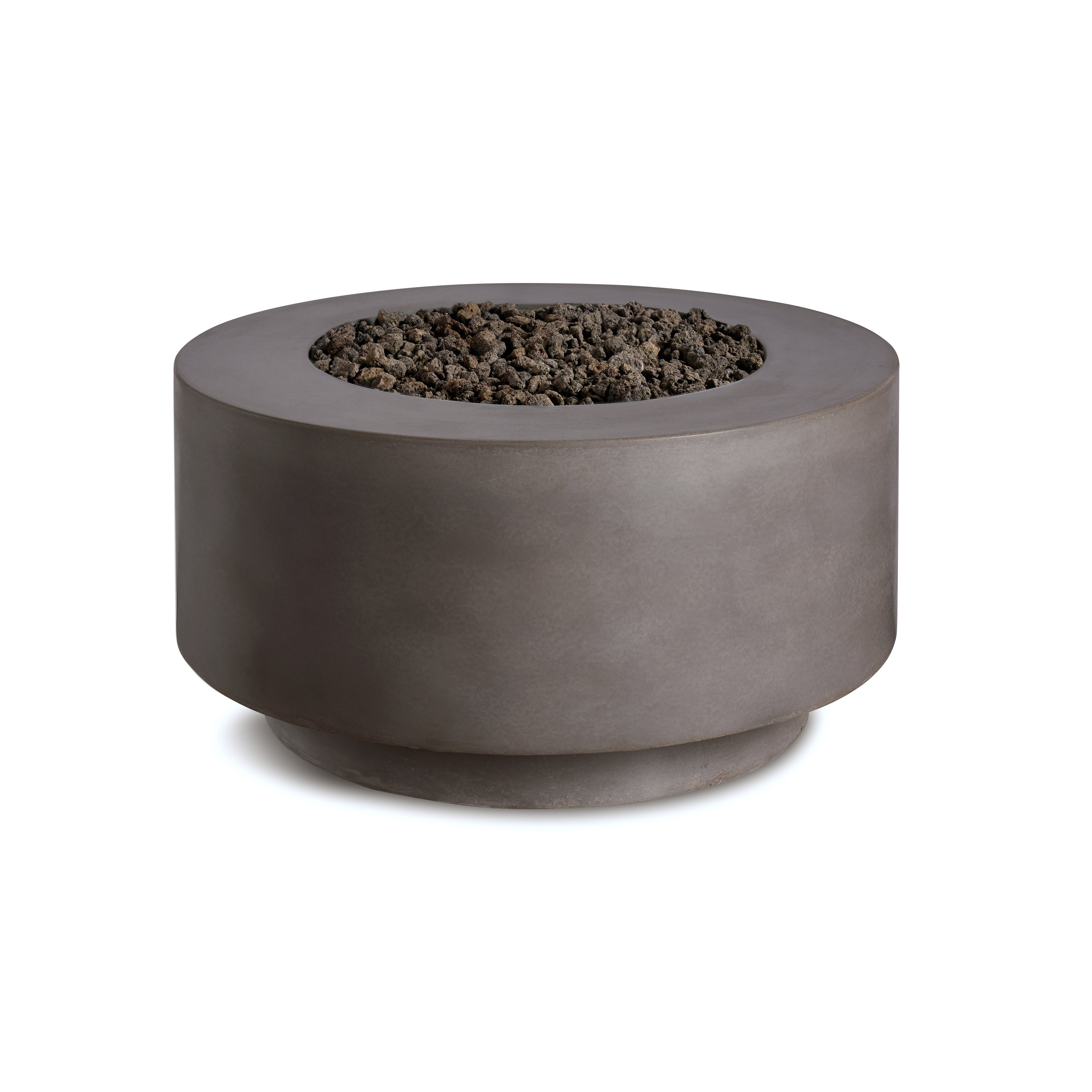 Crete Design Rund Cylindrical Concrete Fire Bowl