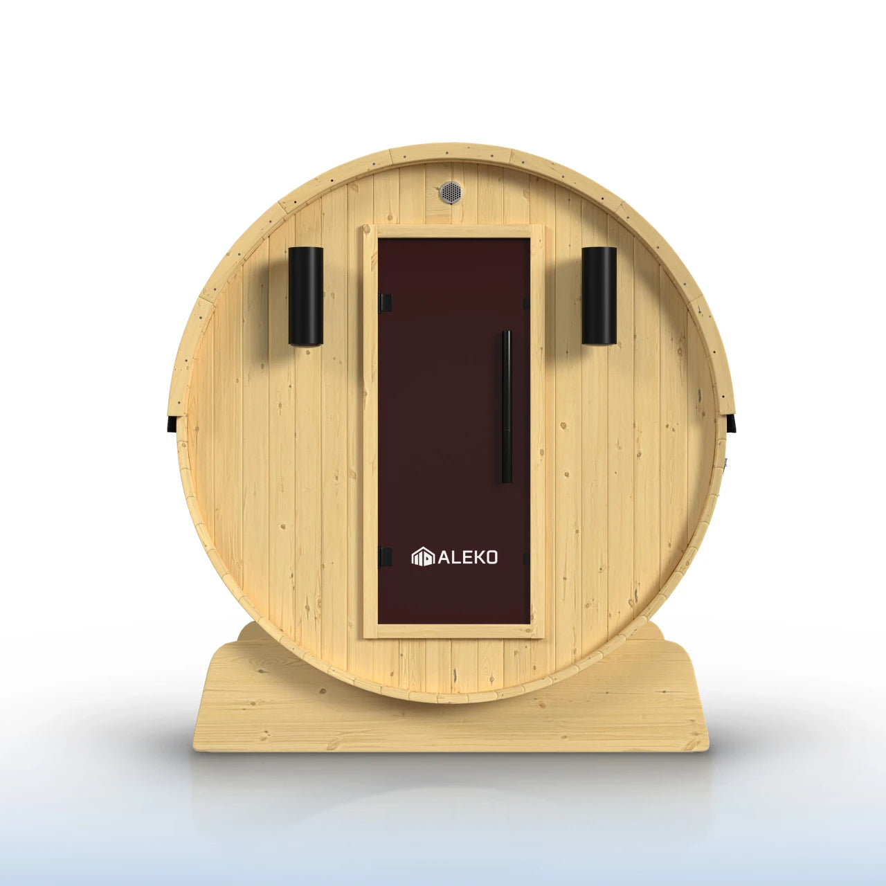 Aleko Anémona White Finland Pine Barrel Sauna 3-4 Person