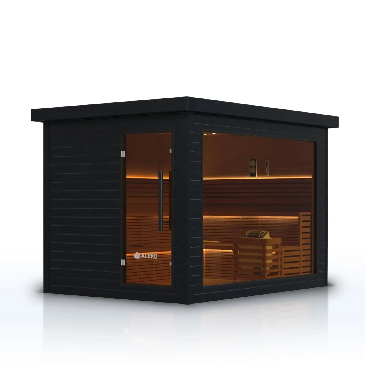 Aleko Camellia Outdoor Sauna - 7-8 Person