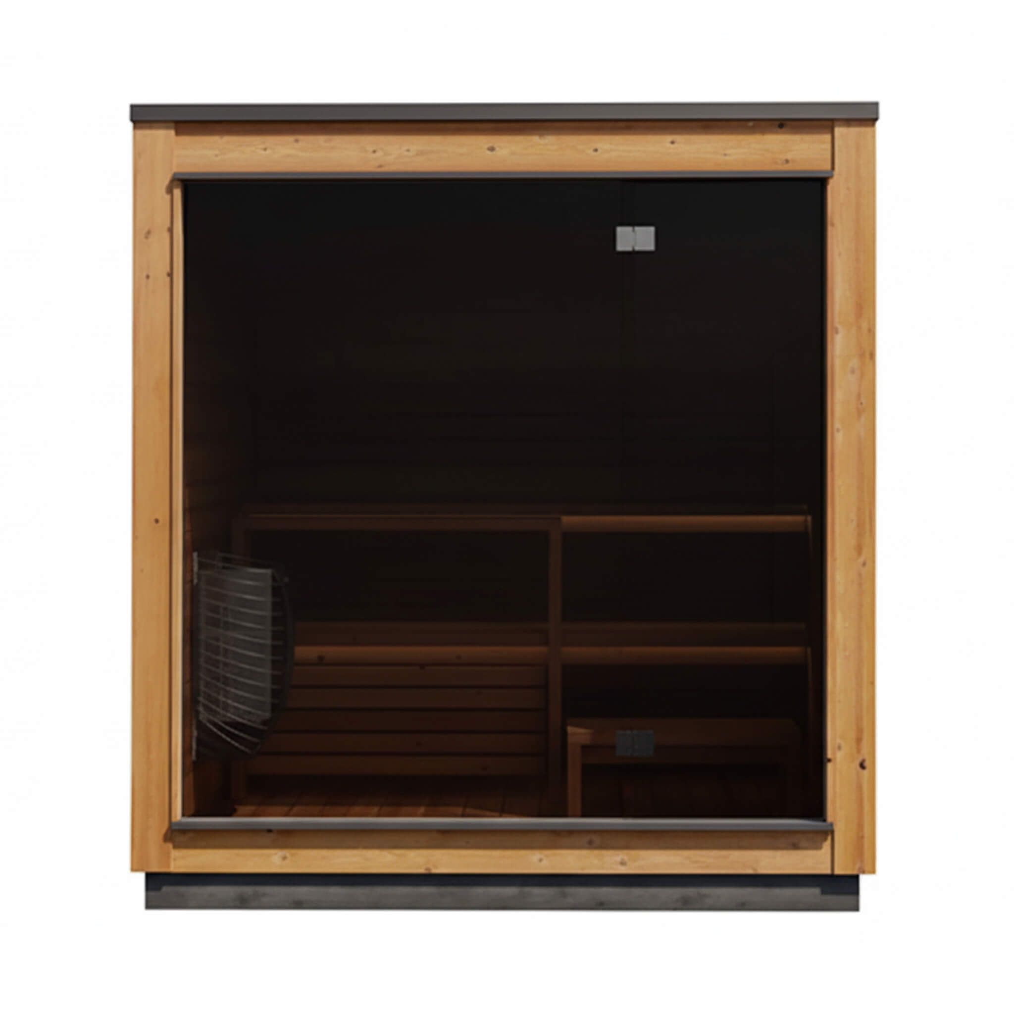 ThermaSol Nordic Dawn™ Premium Outdoor Sauna Cabin (4-Person) — Fully Assembled with Harvia Heater & Insulated Glass