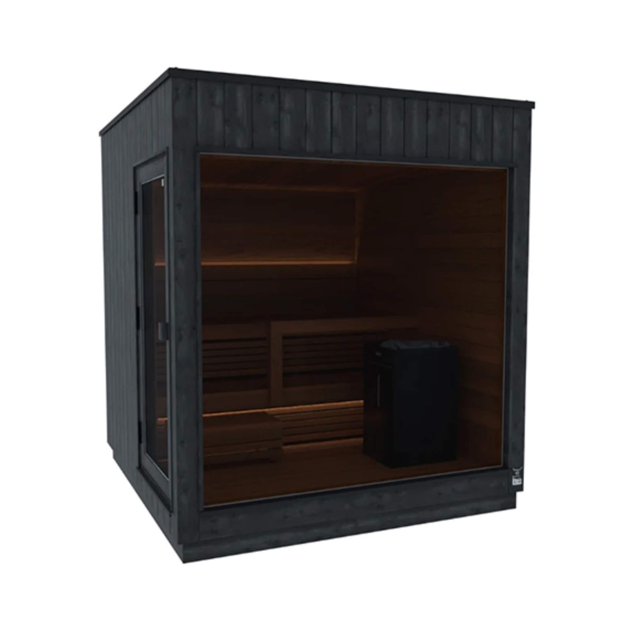 ThermaSol Nordic Misty™ Luxury Modular Outdoor Sauna Cabin (2–5 Person) — Fully Assembled Scandinavian Design