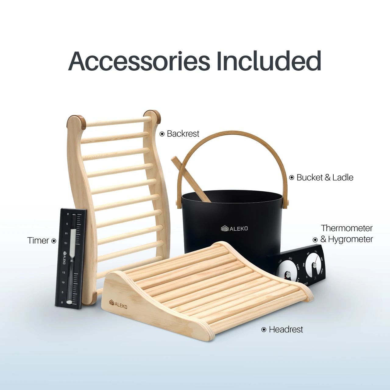 Aleko Selenia Outdoor Sauna – 4 Person