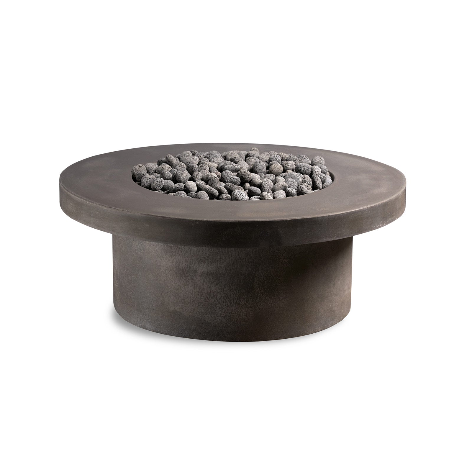 Crete Design Mirasol Circular Concrete Fire Pit Table