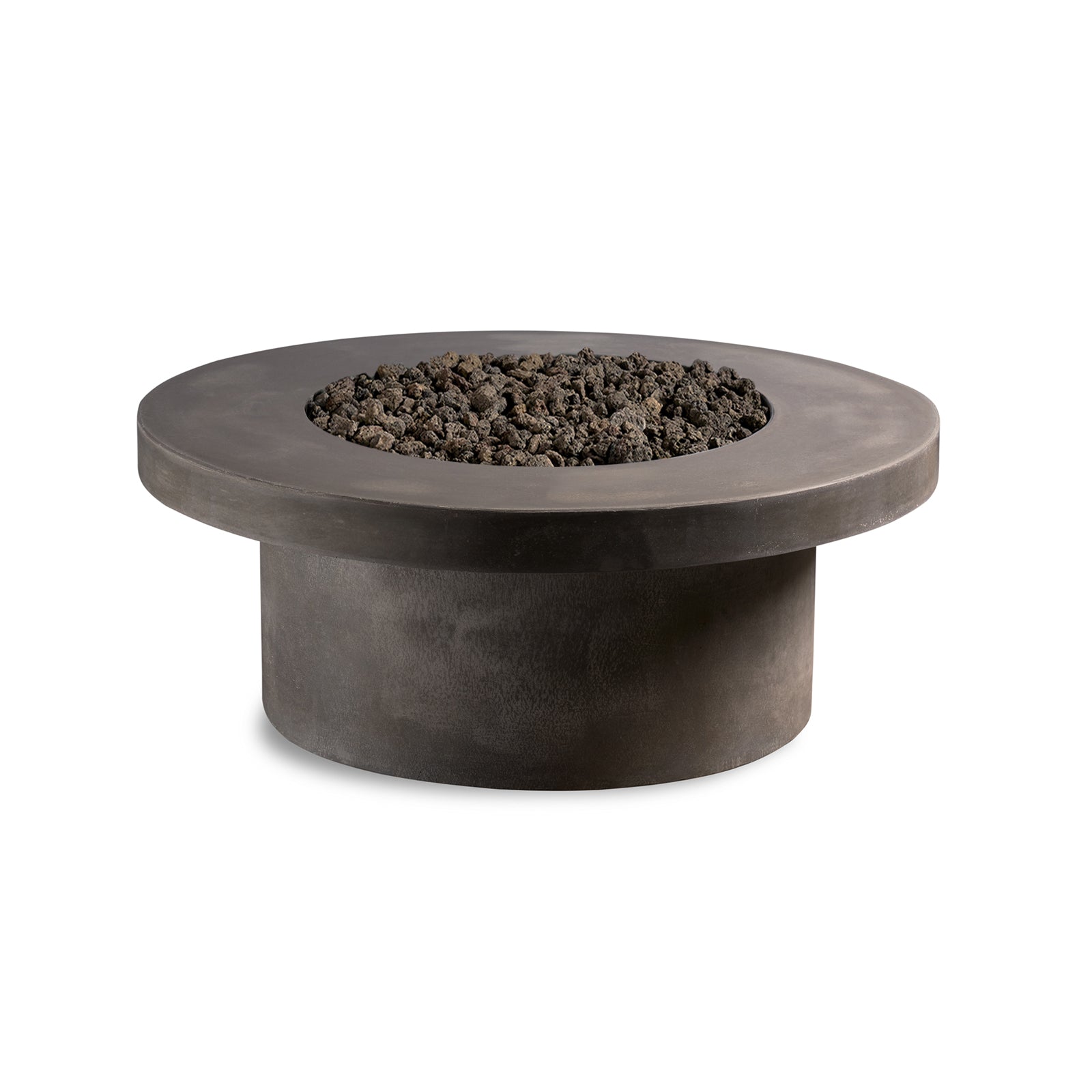 Crete Design Mirasol Circular Concrete Fire Pit Table