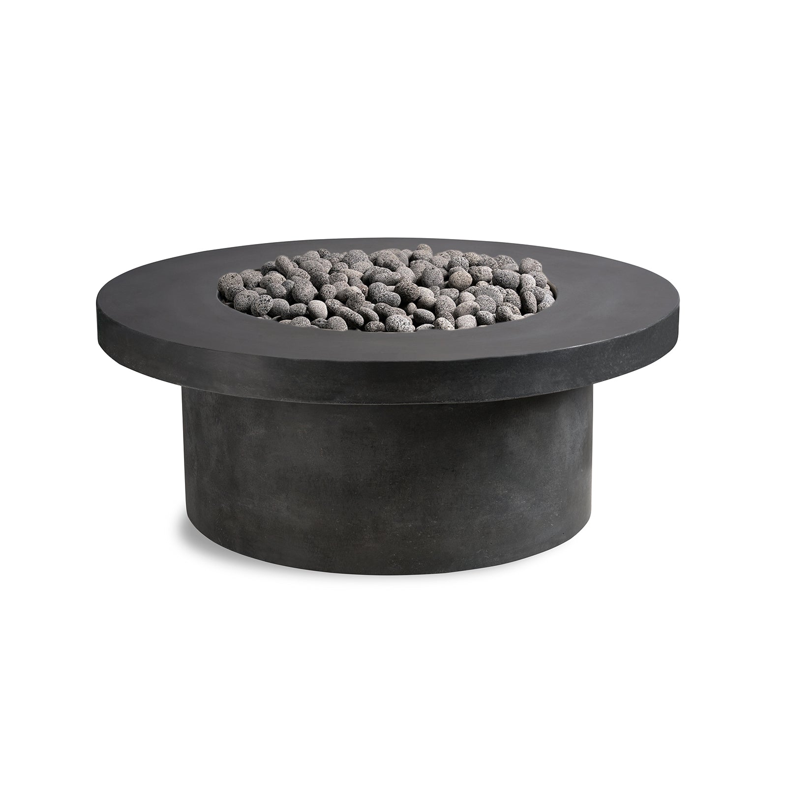 Crete Design Mirasol Circular Concrete Fire Pit Table