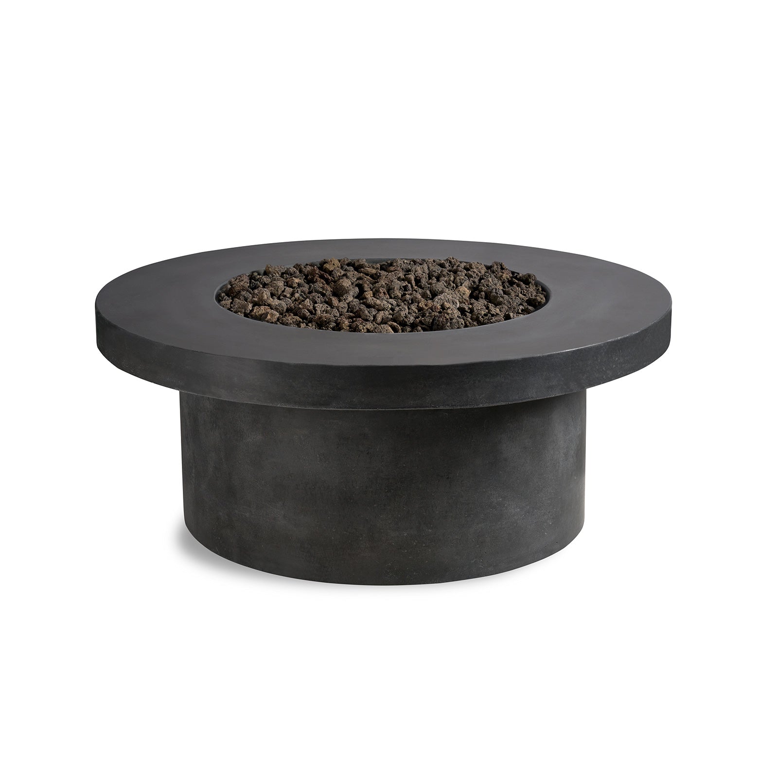 Crete Design Mirasol Circular Concrete Fire Pit Table