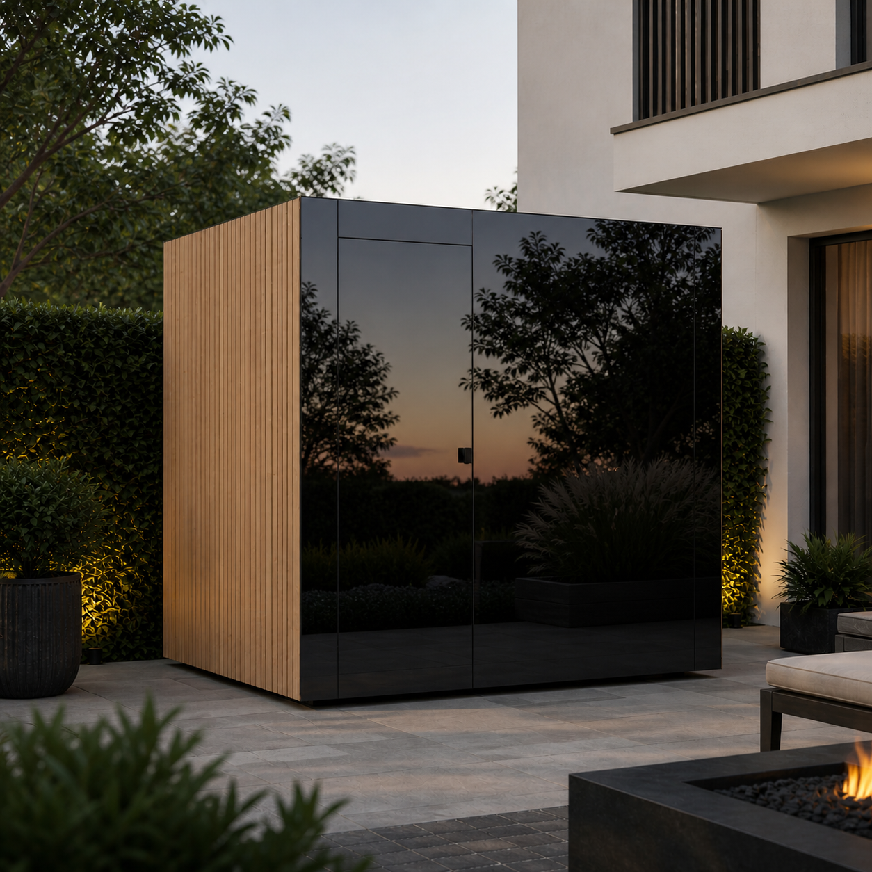 ThermaSol Spectra 4-Person Outdoor Sauna Cabin