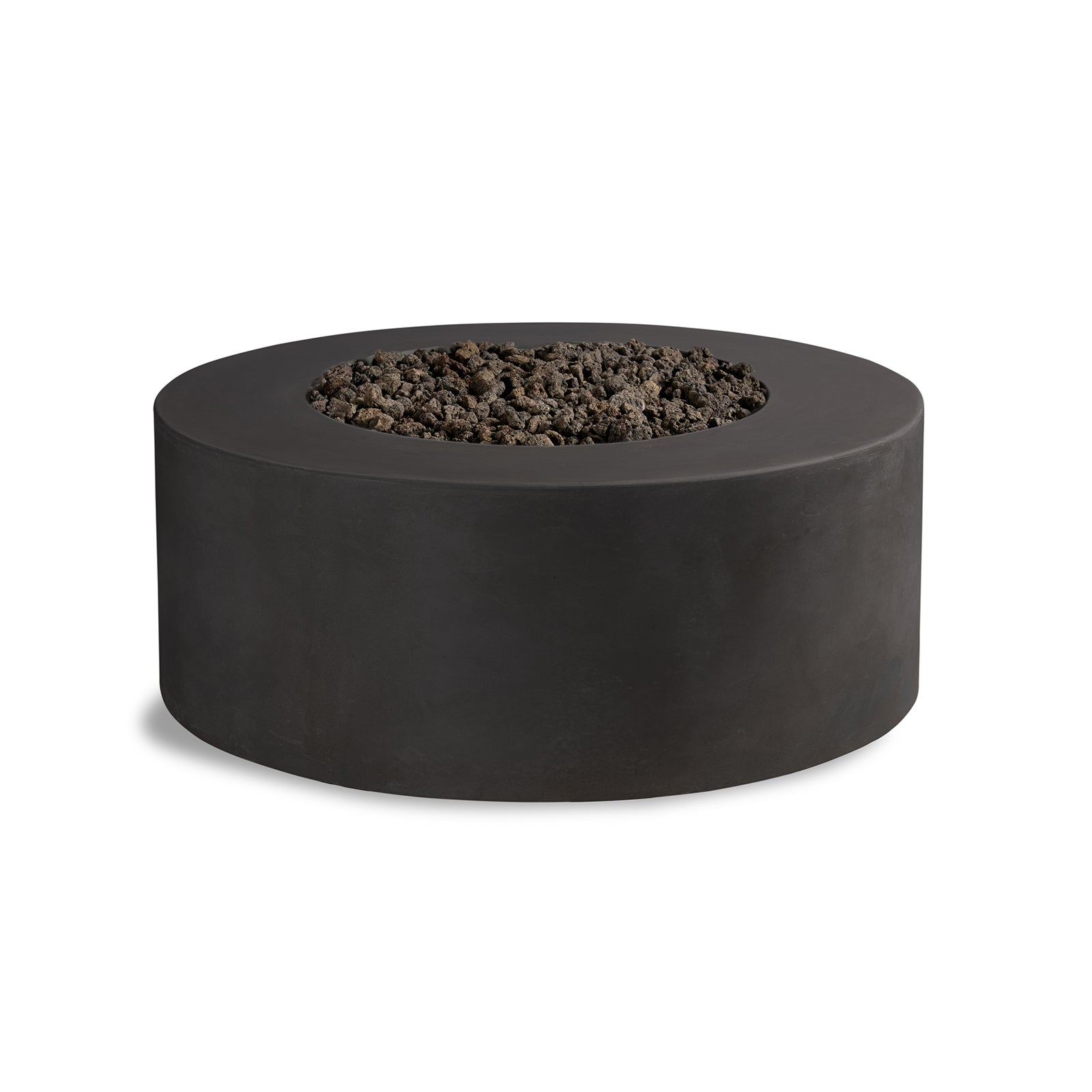 Crete Design Kylindros Cylinder Concrete Fire Pit Table