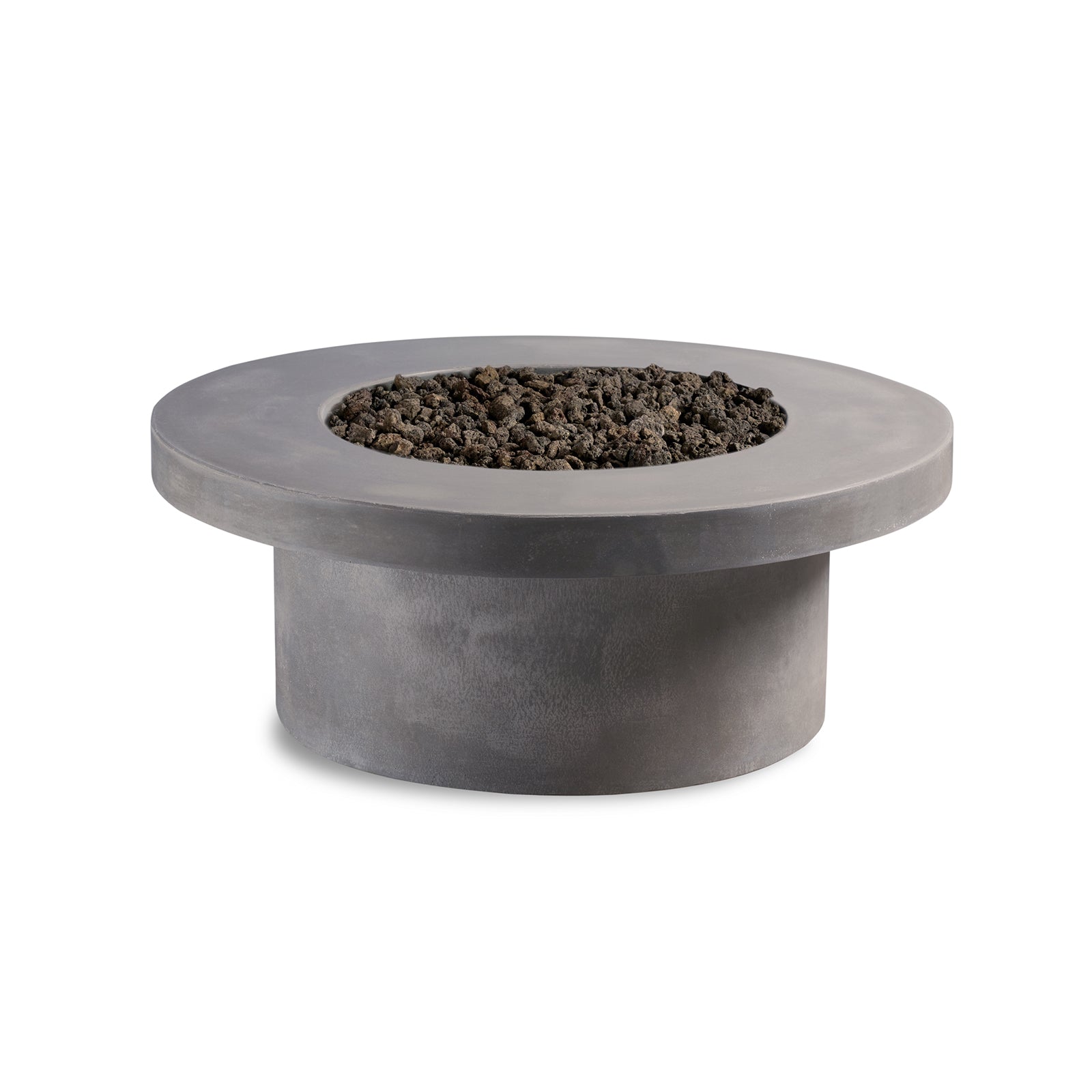 Crete Design Mirasol Circular Concrete Fire Pit Table