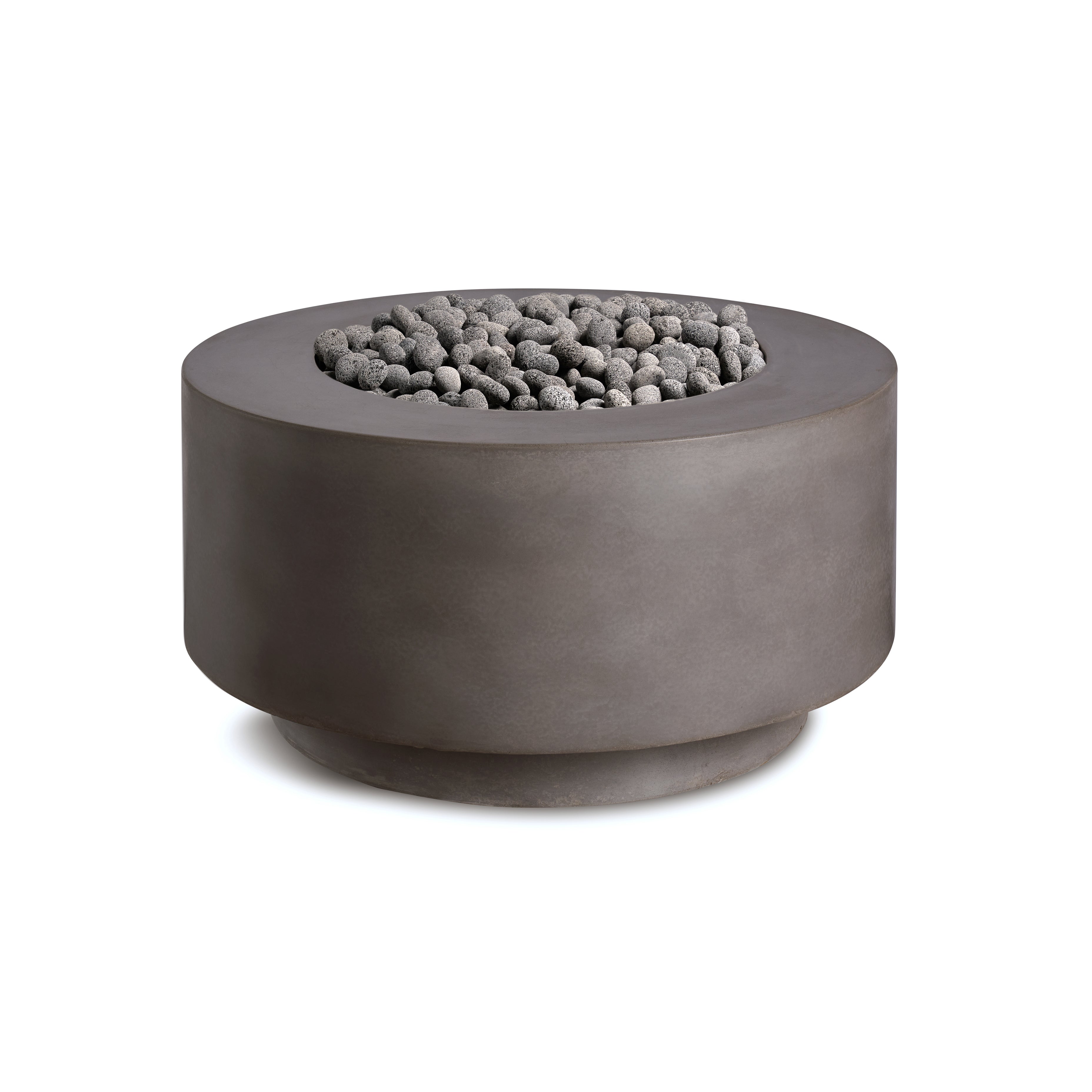Crete Design Rund Cylindrical Concrete Fire Bowl