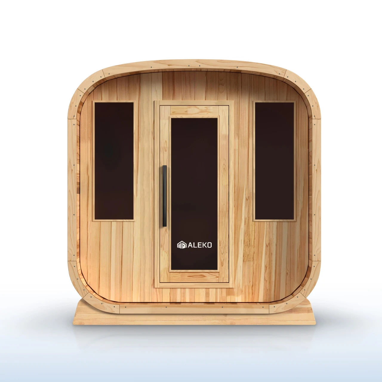 Aleko Arnica Rustic Cedar Square Sauna – 6 Person