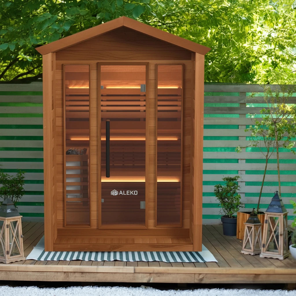 Aleko Fiesta Outdoor Sauna – 3-4 Person