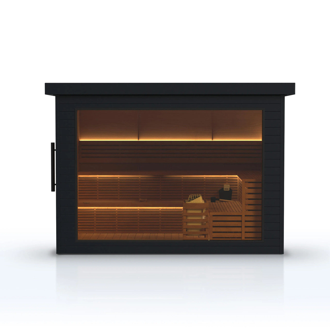Aleko Camellia Outdoor Sauna - 7-8 Person