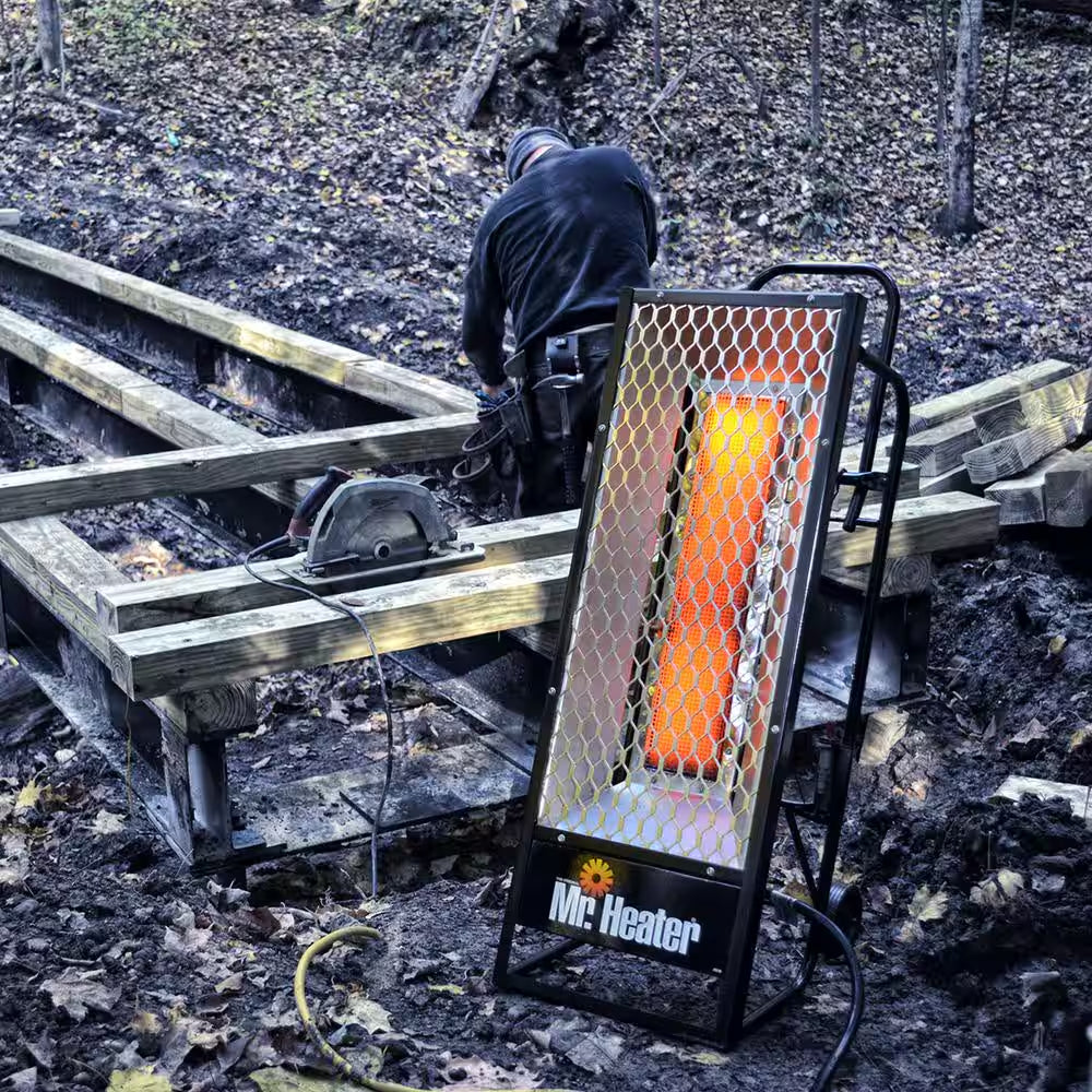 35,000 BTU Radiant LP Portable Outdoor Heater