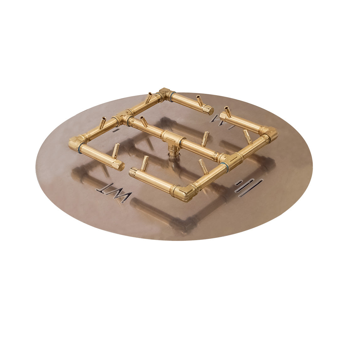 Crete Design Mirasol Circular Concrete Fire Pit Table