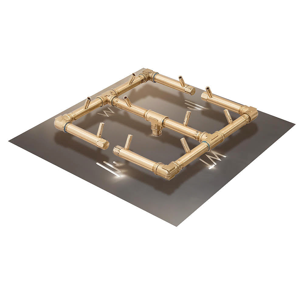 Crete Design Platz Square Concrete Fire Pit Table
