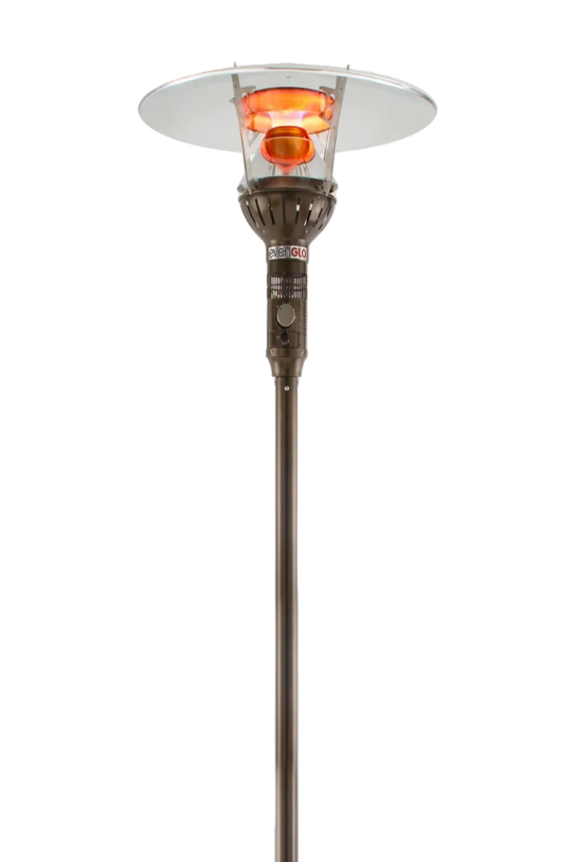 IR Energy - EvenGlo Fixed Patio Heater – Floor Mounted Radiant Heater (53,000 BTU)