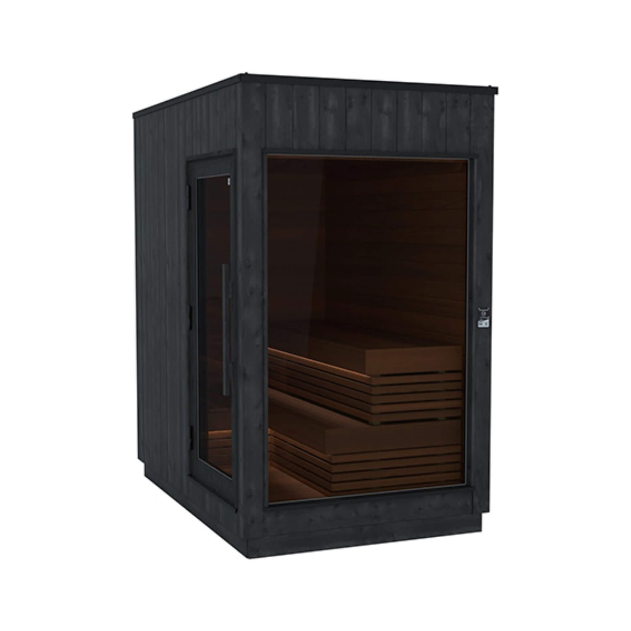 ThermaSol Nordic Misty™ Luxury Modular Outdoor Sauna Cabin (2–5 Person) — Fully Assembled Scandinavian Design