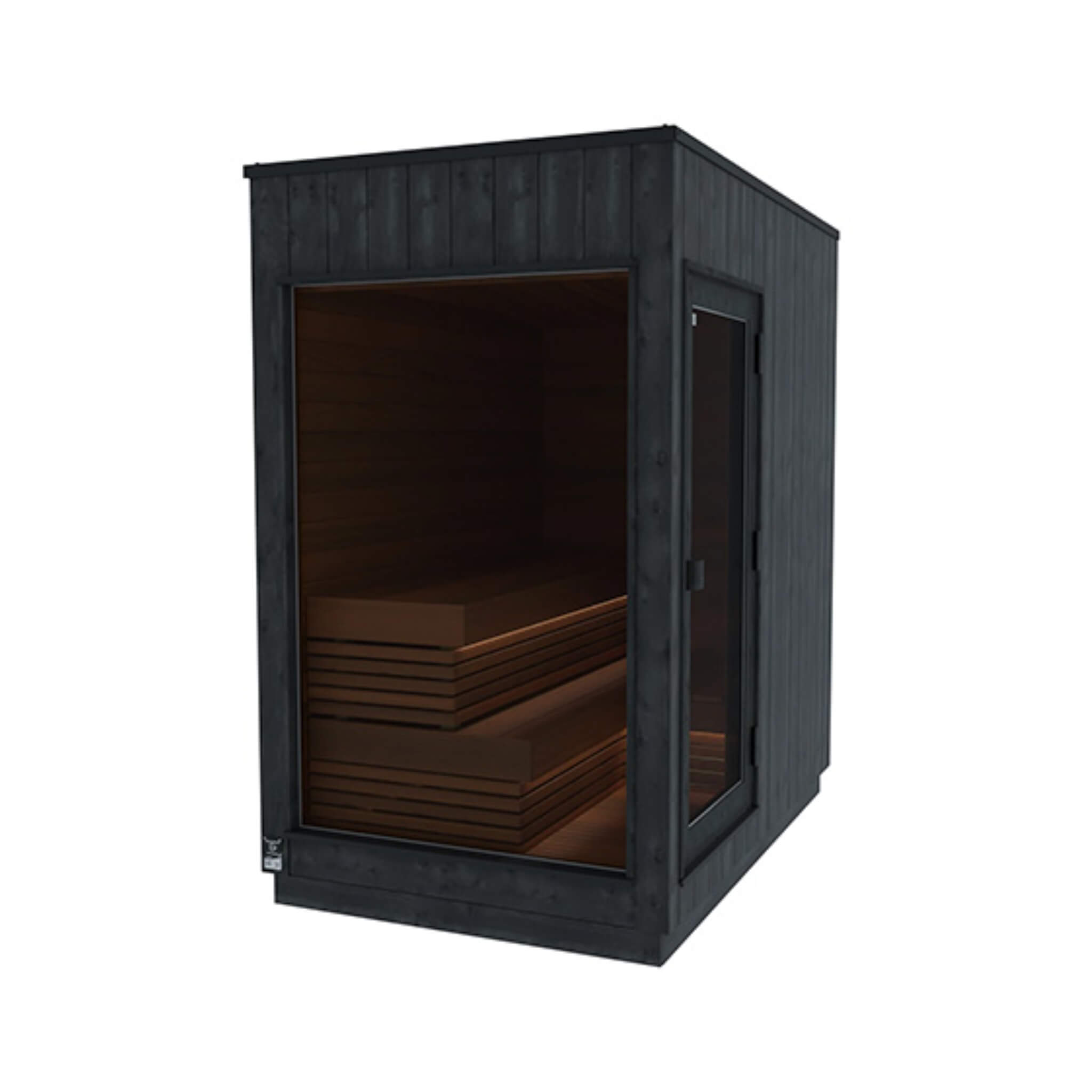 ThermaSol Nordic Misty™ Luxury Modular Outdoor Sauna Cabin (2–5 Person) — Fully Assembled Scandinavian Design