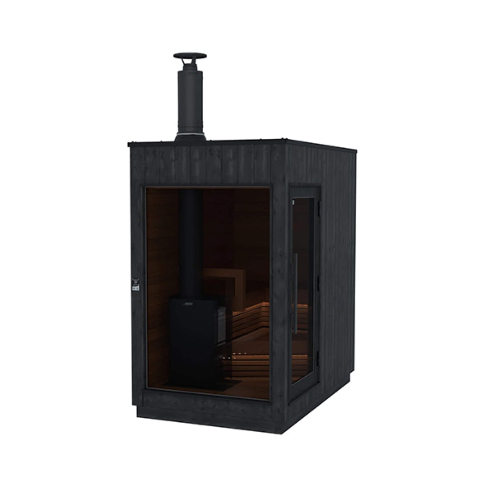 ThermaSol Nordic Misty™ Luxury Modular Outdoor Sauna Cabin (2–5 Person) — Fully Assembled Scandinavian Design